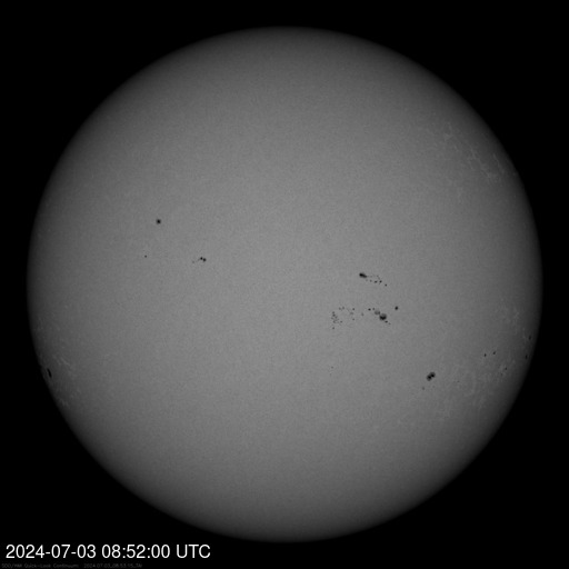 The latest Solar Visible Light image